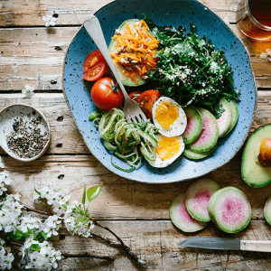 A Healthy Balanced meal for weight loss or muscle gain